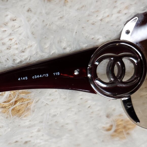 Chanel Monogram CC Wrap Around Sunglasses, Authentic - Picture 4 of 10